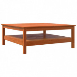 Couchtisch Wachsbraun 100x100x40 cm Massivholz Kiefer