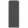 Sideboard Grau 110x30x75 cm Holzwerkstoff