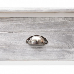 Sideboard Antik-Grau 115x30x76 cm Holz