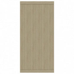 Sideboard Weiß Sonoma-Eiche 88x30x65 cm Holzwerkstoff
