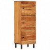 Highboard 40x33x110 cm Massivholz Akazie