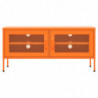 TV-Schrank Orange 105x35x50 cm Stahl