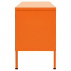 TV-Schrank Orange 105x35x50 cm Stahl