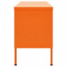 TV-Schrank Orange 105x35x50 cm Stahl