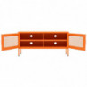 TV-Schrank Orange 105x35x50 cm Stahl