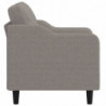 Sessel Taupe 60 cm Stoff