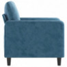 Sessel Blau 60 cm Samt