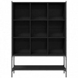 Bücherregal Schwarz 102x30x141,5 cm Holzwerkstoff