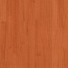 Massivholzbett Wachsbraun 75x190 cm Kiefer