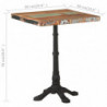 Bistrotisch 60x60x76 cm Altholz Massiv