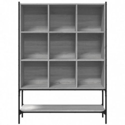 Bücherregal Grau Sonoma 102x30x141,5 cm Holzwerkstoff