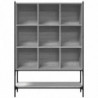 Bücherregal Grau Sonoma 102x30x141,5 cm Holzwerkstoff