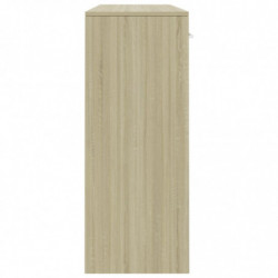 Sideboard Sonoma-Eiche 110x30x75 cm Holzwerkstoff