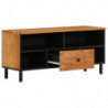 TV-Schrank 100x33x46 cm Massivholz Akazie