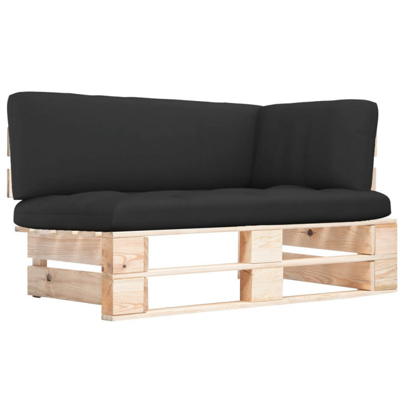 Outdoor-Ecksofa Paletten Kiefernholz Imprägniert