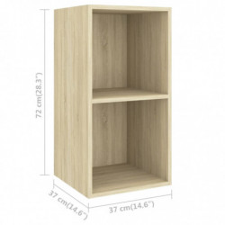 4-tlg. TV-Schrank-Set Sonoma-Eiche Holzwerkstoff