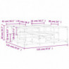 Couchtisch Sonoma-Eiche 121x121x40 cm Holzwerkstoff