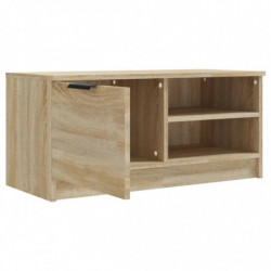 TV-Schränke 2 Stk. Sonoma-Eiche 80x35x36,5 cm Holzwerkstoff