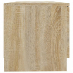 TV-Schränke 2 Stk. Sonoma-Eiche 80x35x36,5 cm Holzwerkstoff