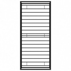 Bettgestell Schwarz Metall 90x200 cm