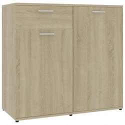 Sideboard Sonoma-Eiche 80x36x75 cm Holzwerkstoff