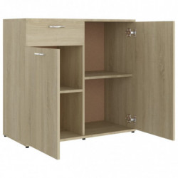 Sideboard Sonoma-Eiche 80x36x75 cm Holzwerkstoff