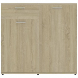 Sideboard Sonoma-Eiche 80x36x75 cm Holzwerkstoff