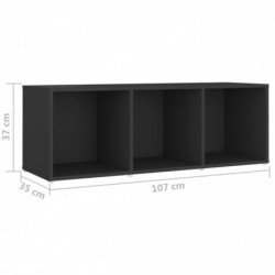 3-tlg. TV-Schrank-Set Grau Holzwerkstoff