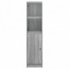Highboard mit Glastür Grau Sonoma 35x37x142 cm