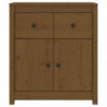 Sideboard Honigbraun 70x35x80 cm Massivholz Kiefer