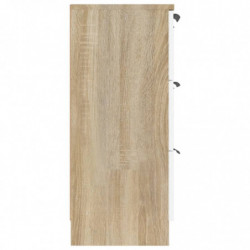 Sideboard Sonoma-Eiche 60x30x70 cm Holzwerkstoff