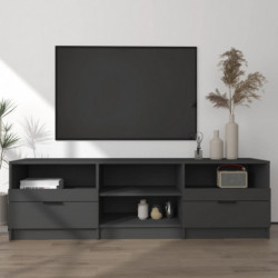 TV-Schrank Schwarz 150x33,5x45 cm Holzwerkstoff