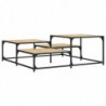 Couchtisch Sonoma-Eiche 107x107x40 cm Holzwerkstoff