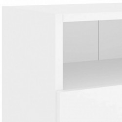 TV-Wandschränke 2 Stk. Weiß 100x30x30 cm Holzwerkstoff