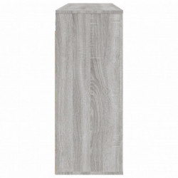 Wandschrank Grau Sonoma 80x33x80 cm Holzwerkstoff