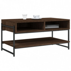 Couchtisch Braun Eichen-Optik 90x50x45 cm Holzwerkstoff