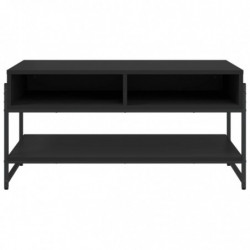 Couchtisch Schwarz 90x50x45 cm Holzwerkstoff