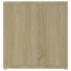 TV-Schränke 2 Stk. Weiß Sonoma-Eiche 72x35x36,5cm Holzwerkstoff