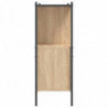 Bücherregal Sonoma-Eiche 102x28x77,5 cm Holzwerkstoff