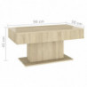 Couchtisch Sonoma-Eiche 96x50x45 cm Holzwerkstoff