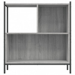 Bücherregal Grau Sonoma 72x28x77,5 cm Holzwerkstoff