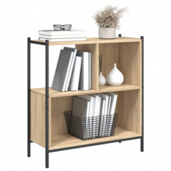 Bücherregal Sonoma-Eiche 72x28x77,5 cm Holzwerkstoff