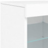 Sideboard mit LED-Leuchten Weiß 41x37x67 cm