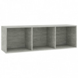 Bücherregal/TV-Schrank Betongrau 36x30x114 cm Holzwerkstoff