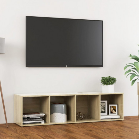TV-Schrank Sonoma-Eiche 142,5x35x36,5 cm Holzwerkstoff