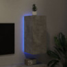 TV-Wandschrank mit LED-Leuchten Betongrau 30,5x35x70 cm
