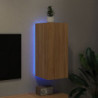 TV-Wandschrank mit LED-Leuchten Sonoma-Eiche 30,5x35x70 cm