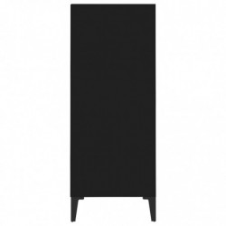Sideboard Schwarz 57x35x90 cm Holzwerkstoff