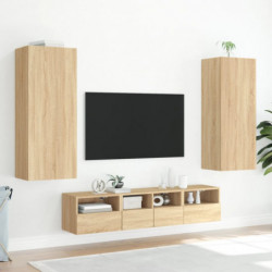 TV-Wandschrank Sonoma-Eiche 40,5x30x102 cm Holzwerkstoff