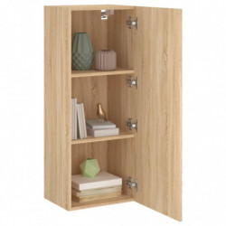 TV-Wandschrank Sonoma-Eiche 40,5x30x102 cm Holzwerkstoff